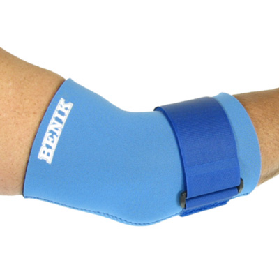 E-203 Bent Elbow Sleeve with Compression Strap